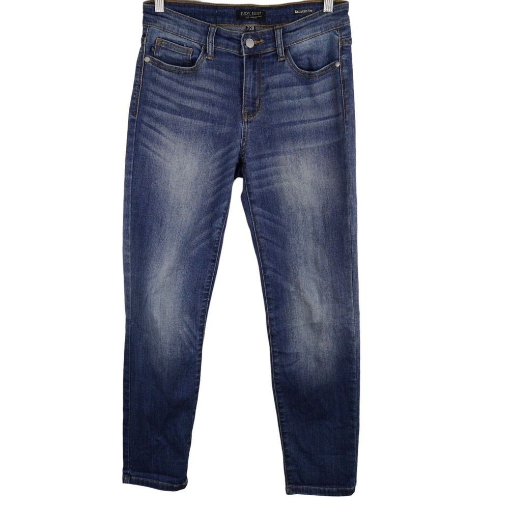 Judy Blue Womens Relaxed Fit Jeans Size‎ 7/28 Medium Wash